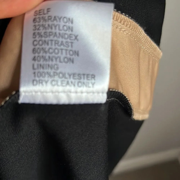 Tadashi Shoji Black Midi Dress with Lace Accents - Picture 13 of 16